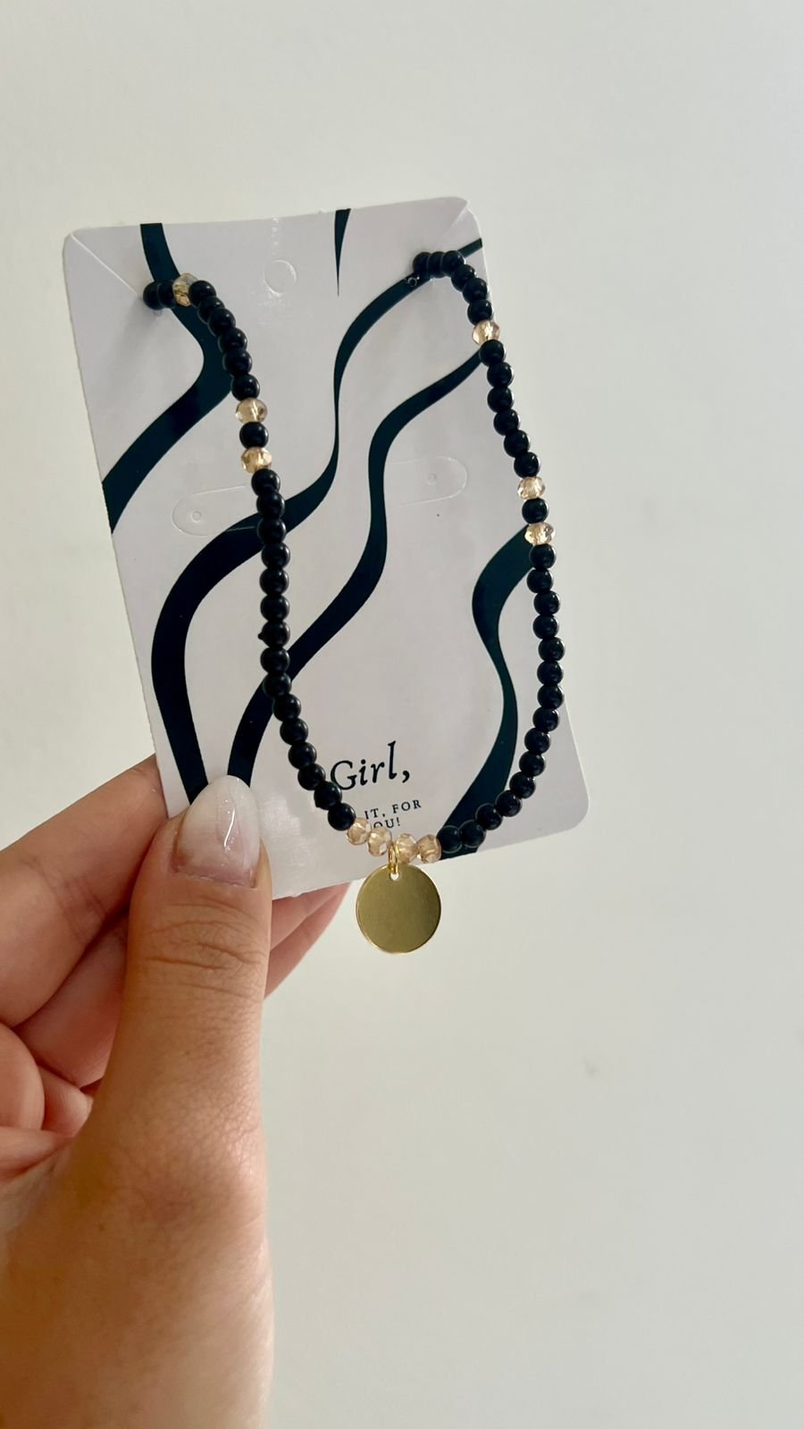 CHD177 - Chocker Preto com Dourado